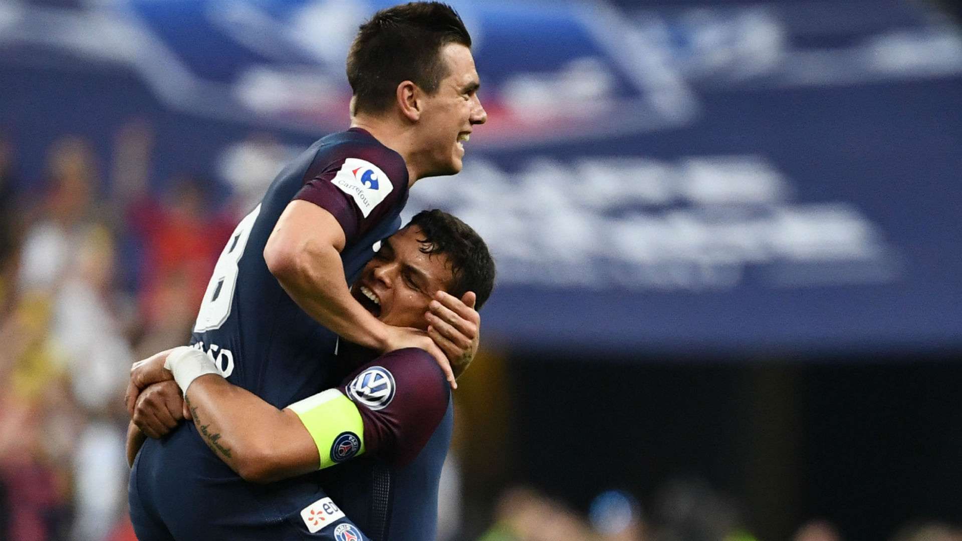 Giovani Lo Celso Thiago Silva PSG Les Herbiers Coupe de France 08052018