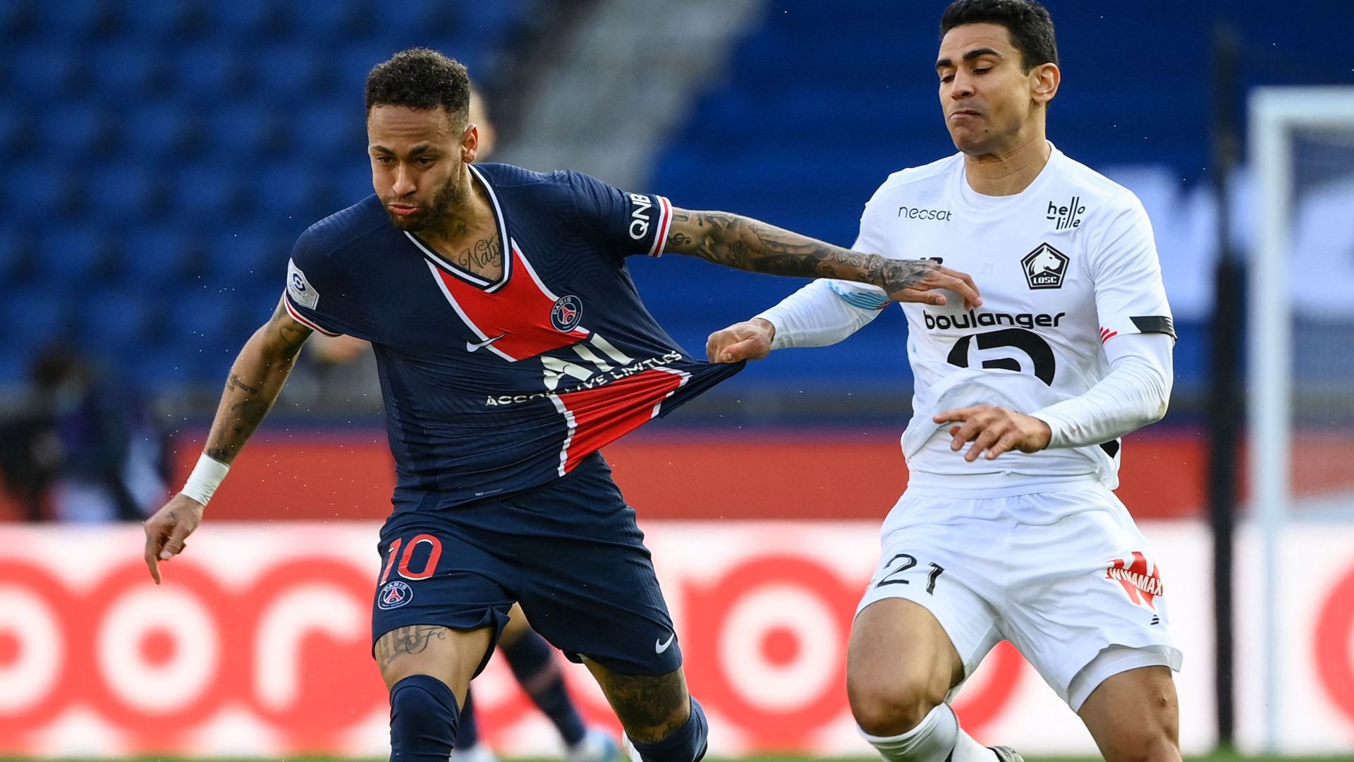 Neymar PSG Lille Ligue 1 03042021