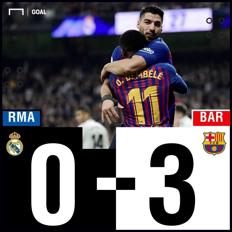 Real Madrid vs Barcelona Result
