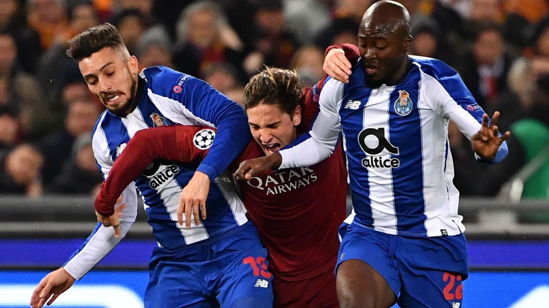 Zaniolo Roma Porto Champions League
