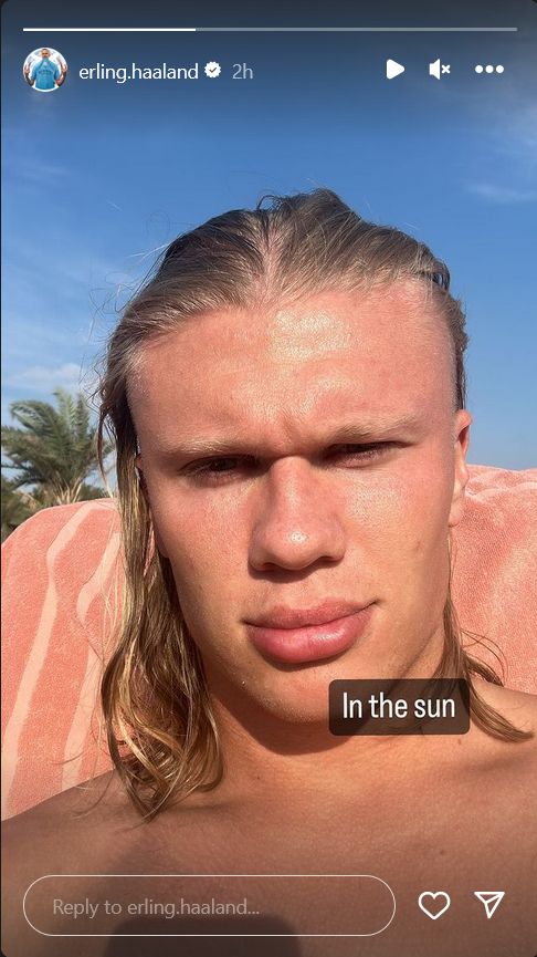 Erling Haaland Manchetser City Sun