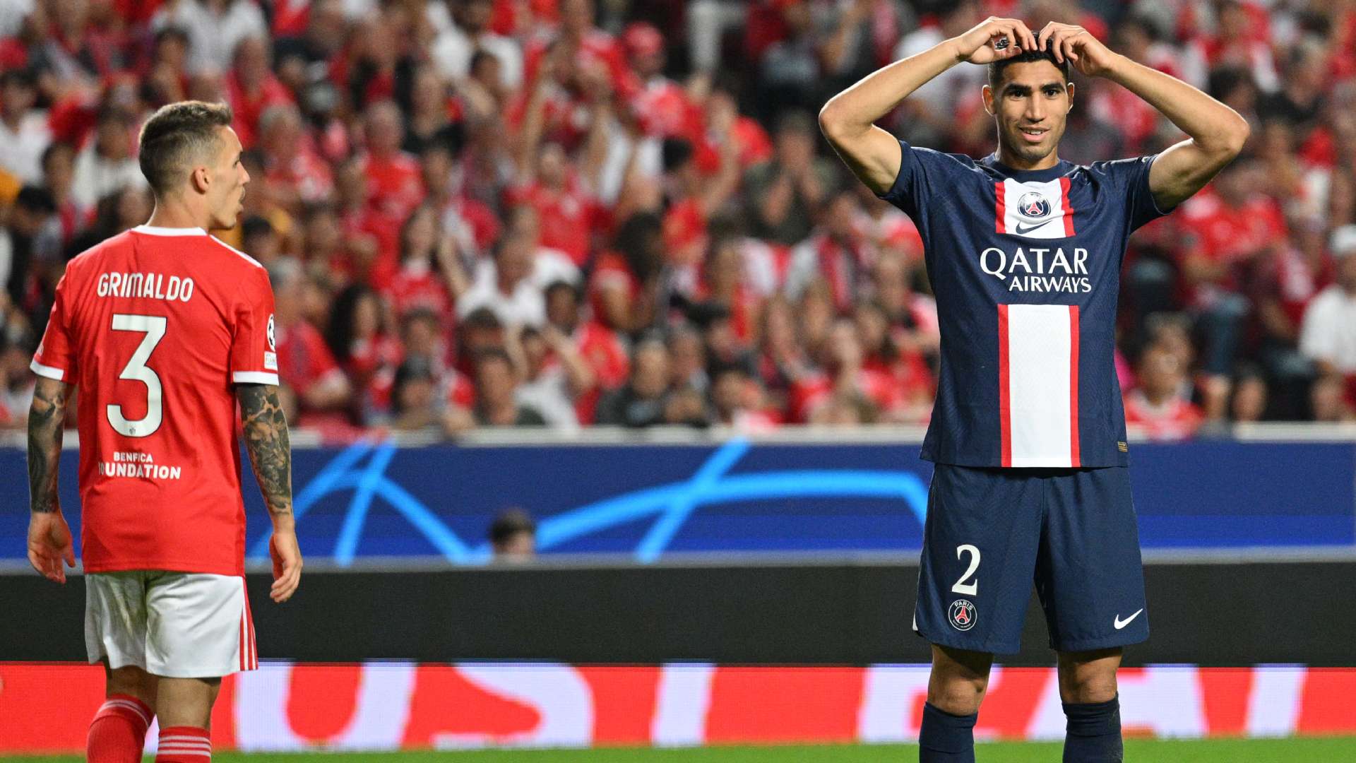 Benfica PSG Grimaldo Hakimi