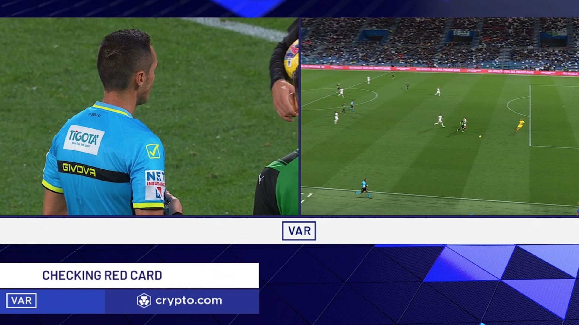 Di Bello VAR Sassuolo Lazio
