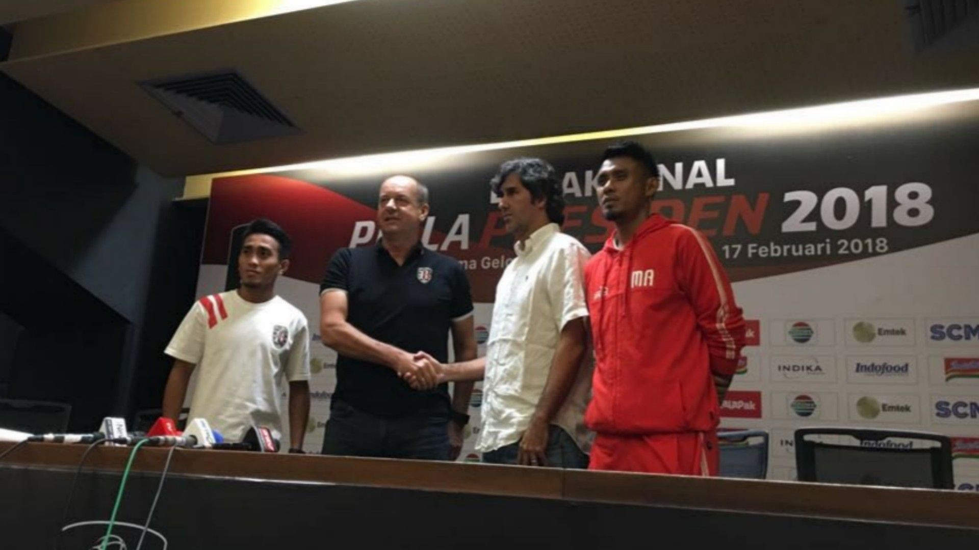 Jumpa pers Persija Jakarta vs Bali United - Final Piala Presiden 2018