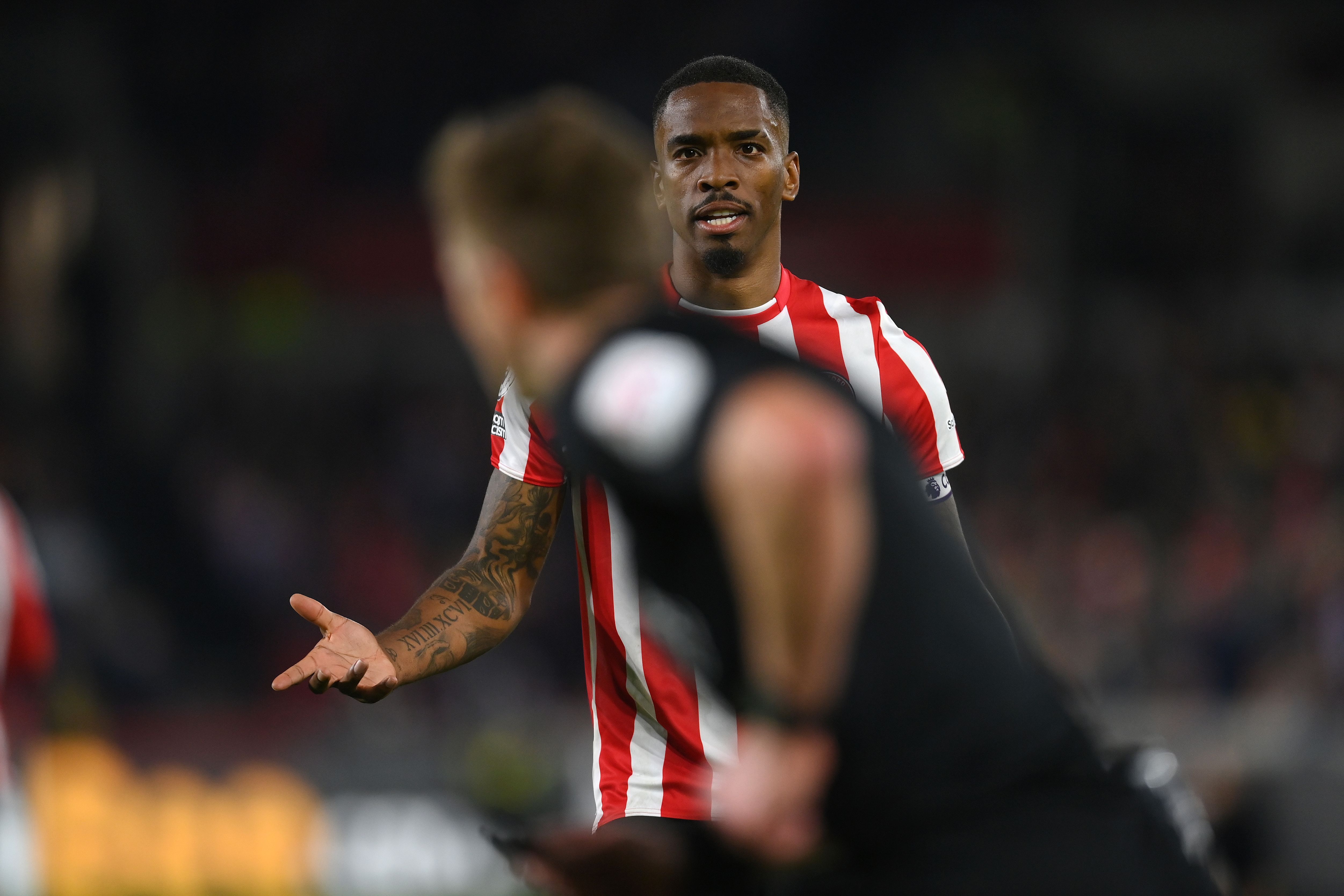 Ivan Toney unhappy Brentford