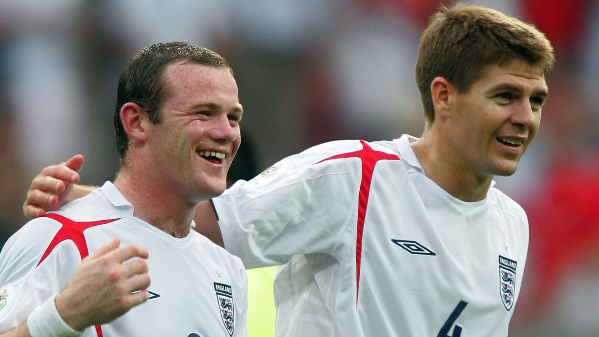 Wayne Rooney Steven Gerrard England