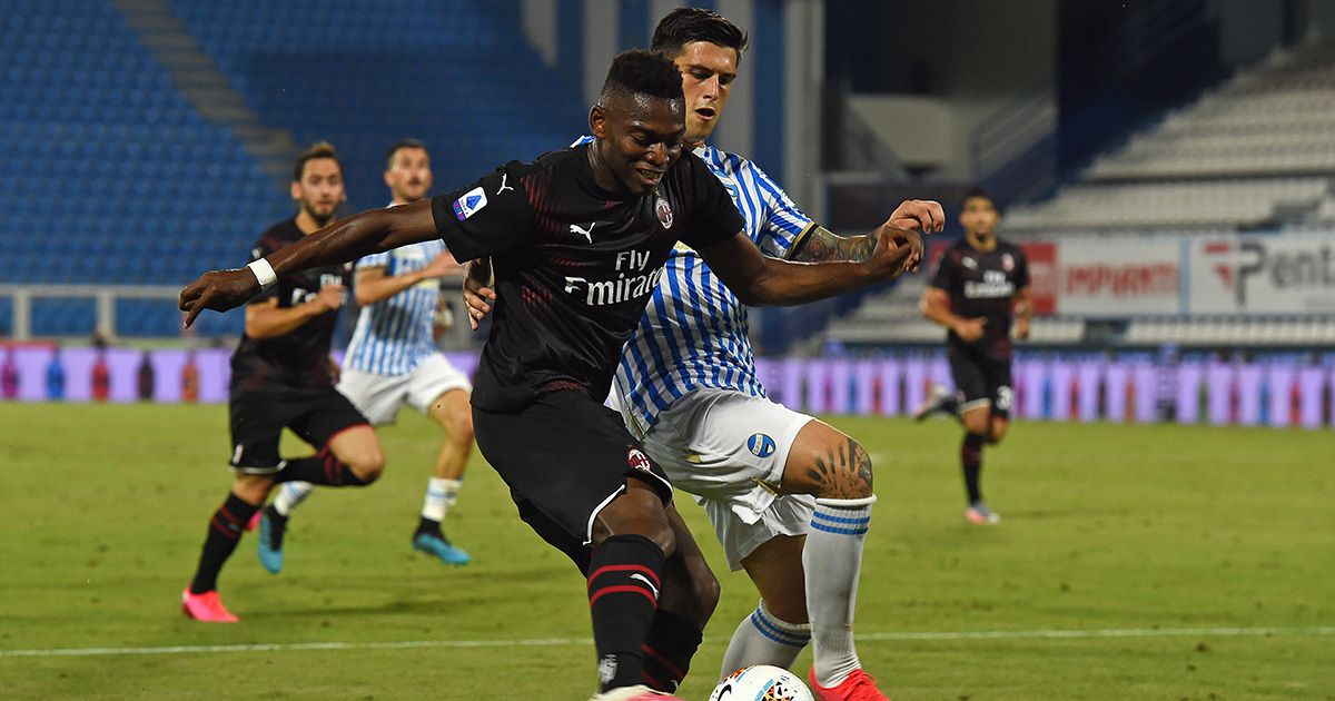 Rafael Leao Kevin Bonifazi SPAL Milan