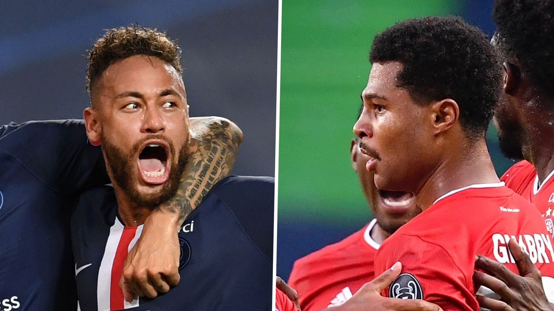 GFX Neymar Gnabry PSG Bayern 2020