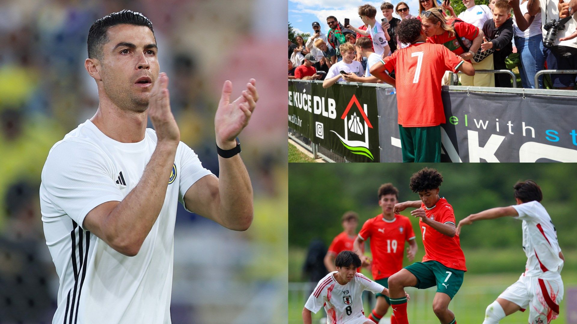 Cristiano Ronaldo Cristiano Junior Portugal U15