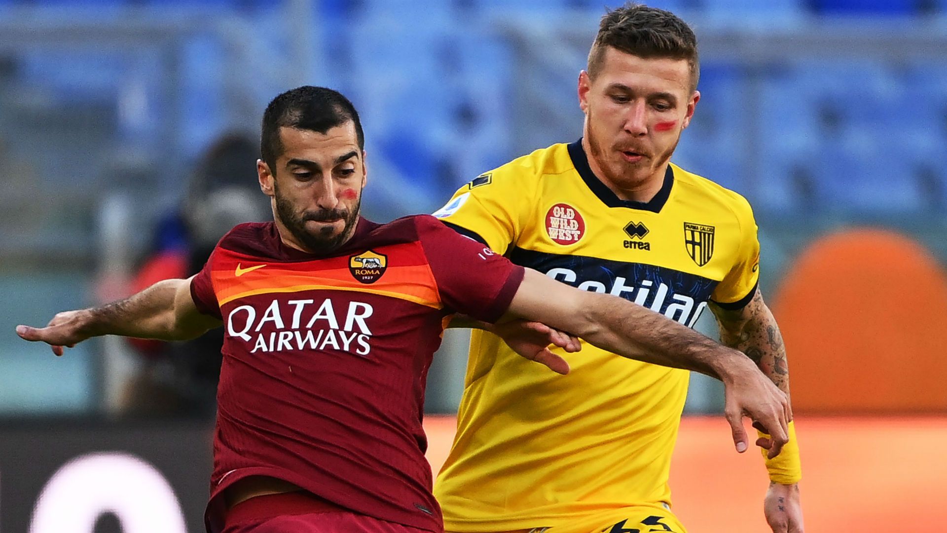 Kucka Mkhitaryan Roma Parma Serie A