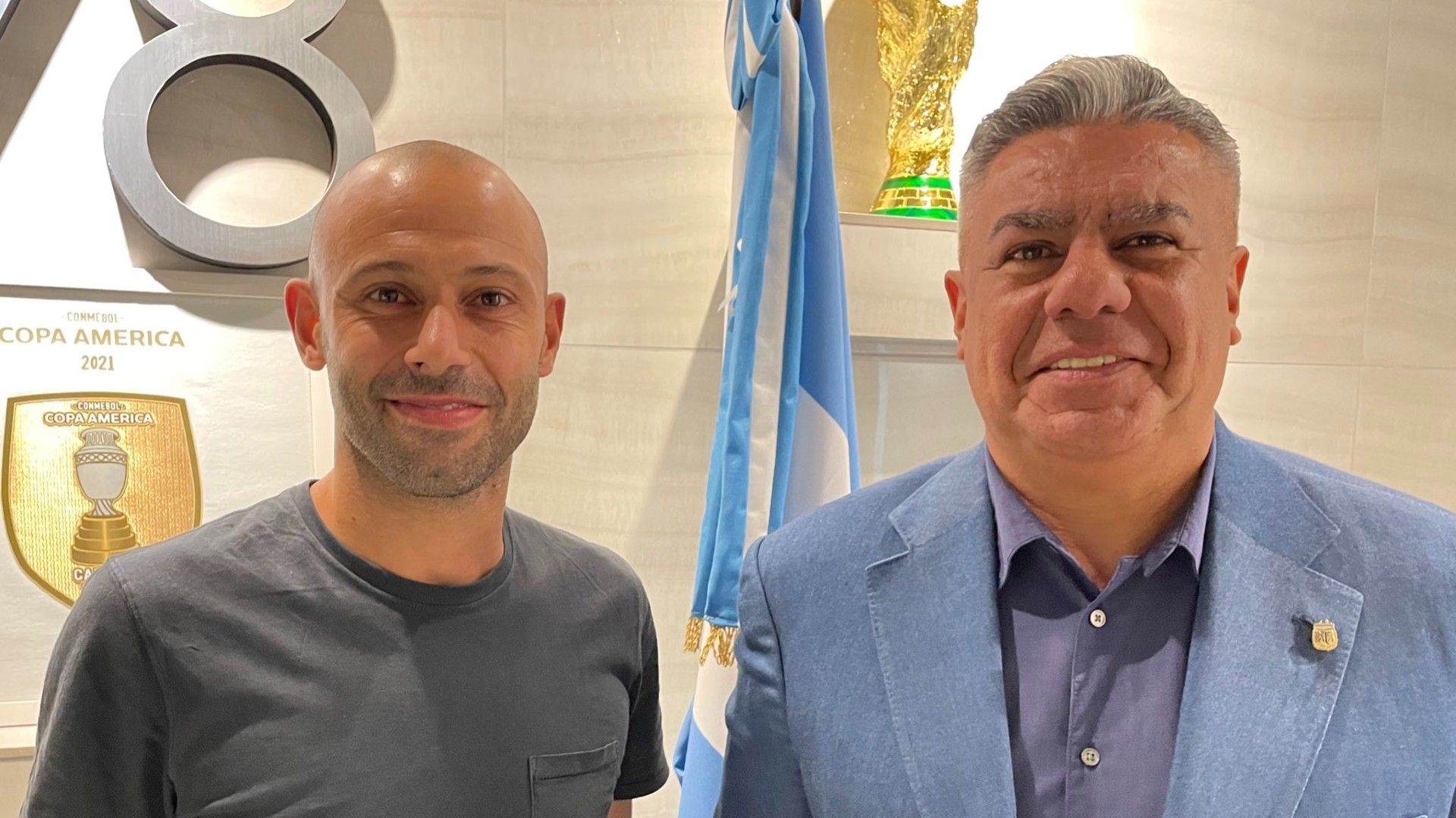 Javier Mascherano Claudio Tapia AFA 09122021