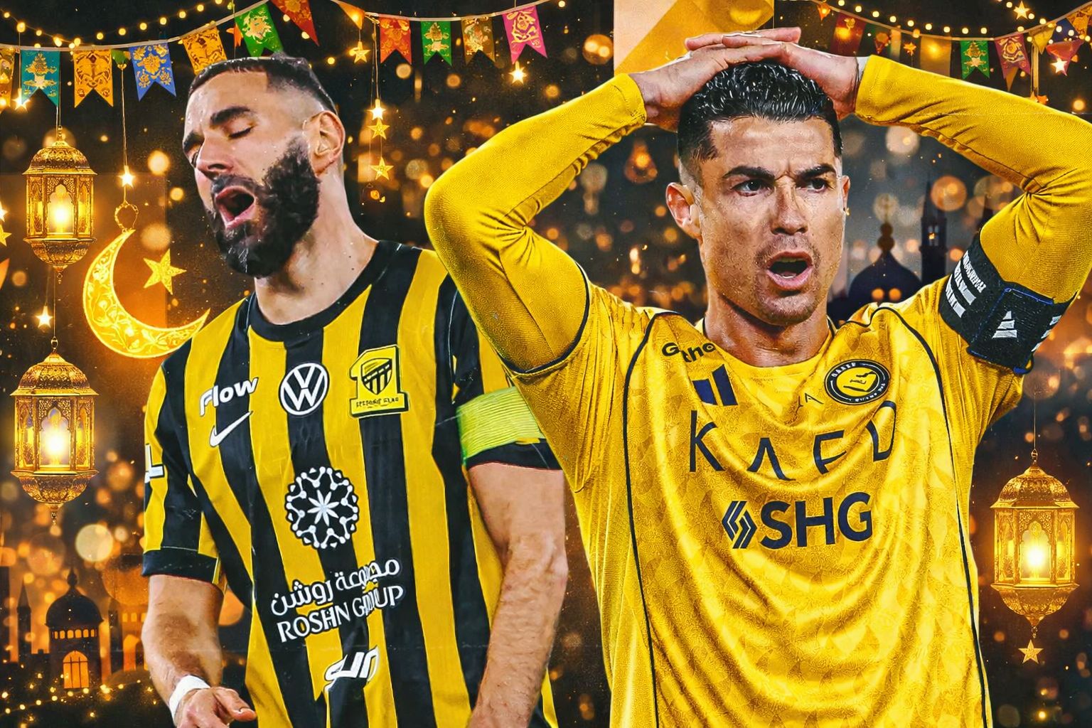Karim Benzema Cristiano Ronaldo ramadan gfx (Goal only)