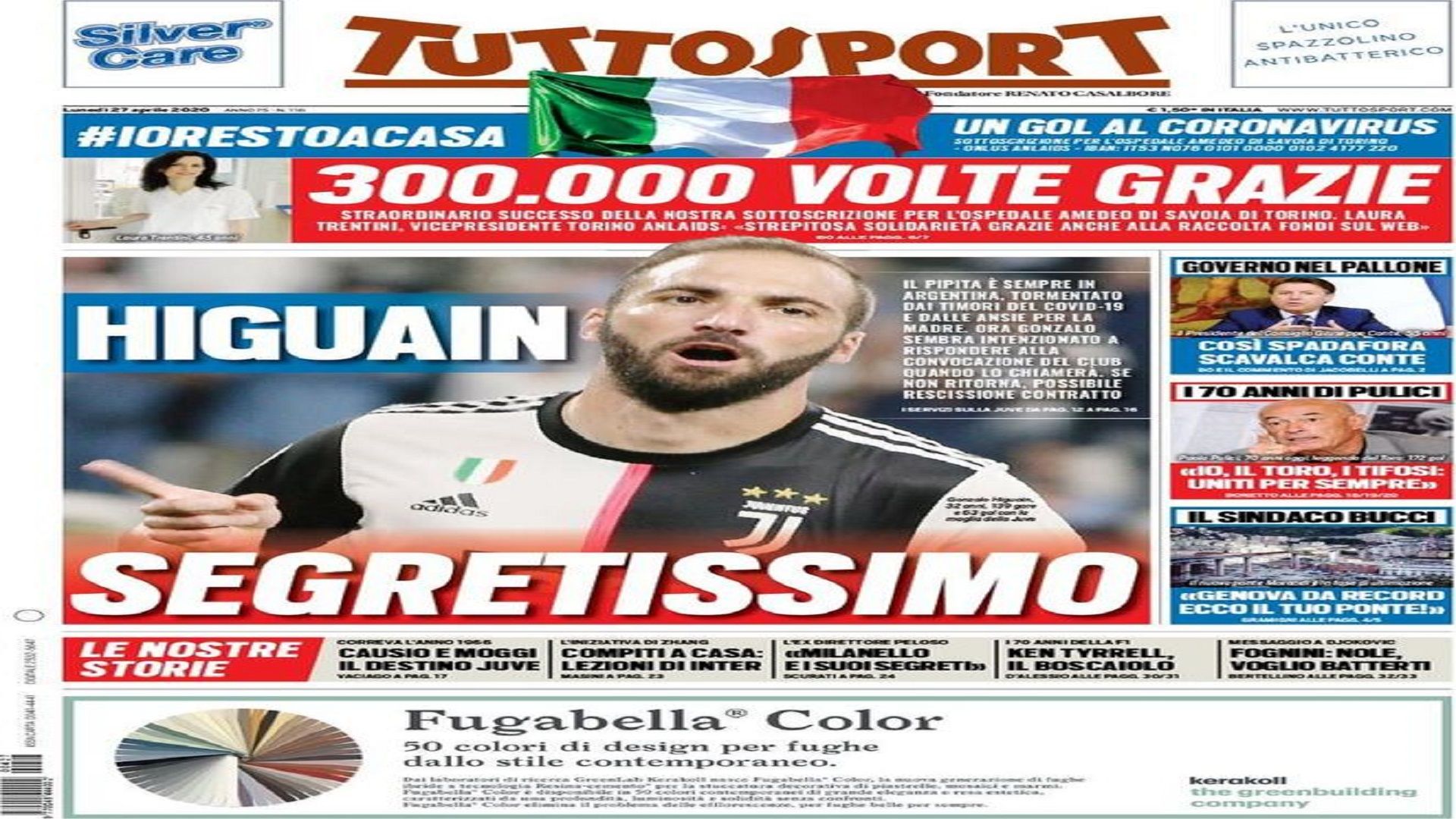 27 April Tuttosport