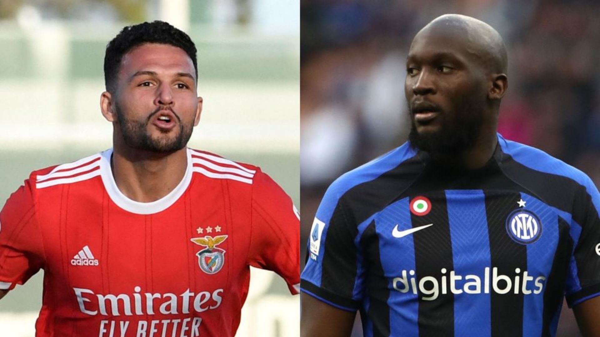 Goncalo Ramos Benfica Romelu Lukaku Inter