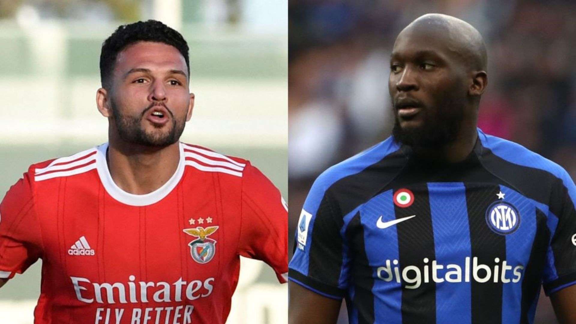Goncalo Ramos Benfica Romelu Lukaku Inter