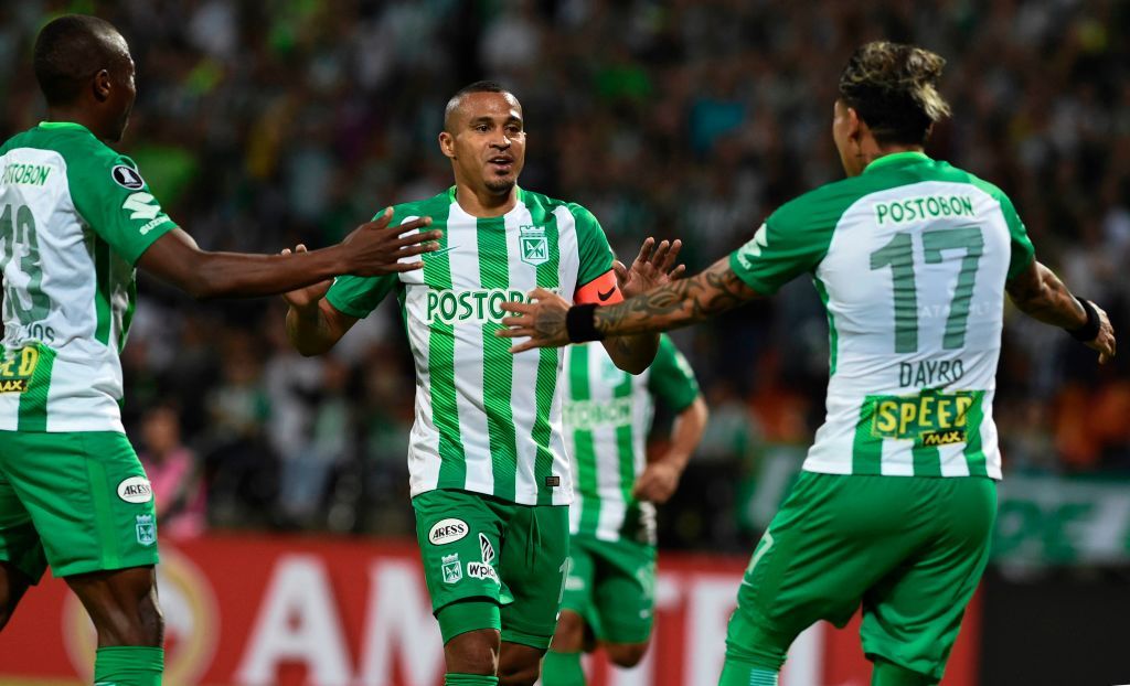 Atlético Nacional gol Macnelly Torres vs Delfin Copa Libertadores