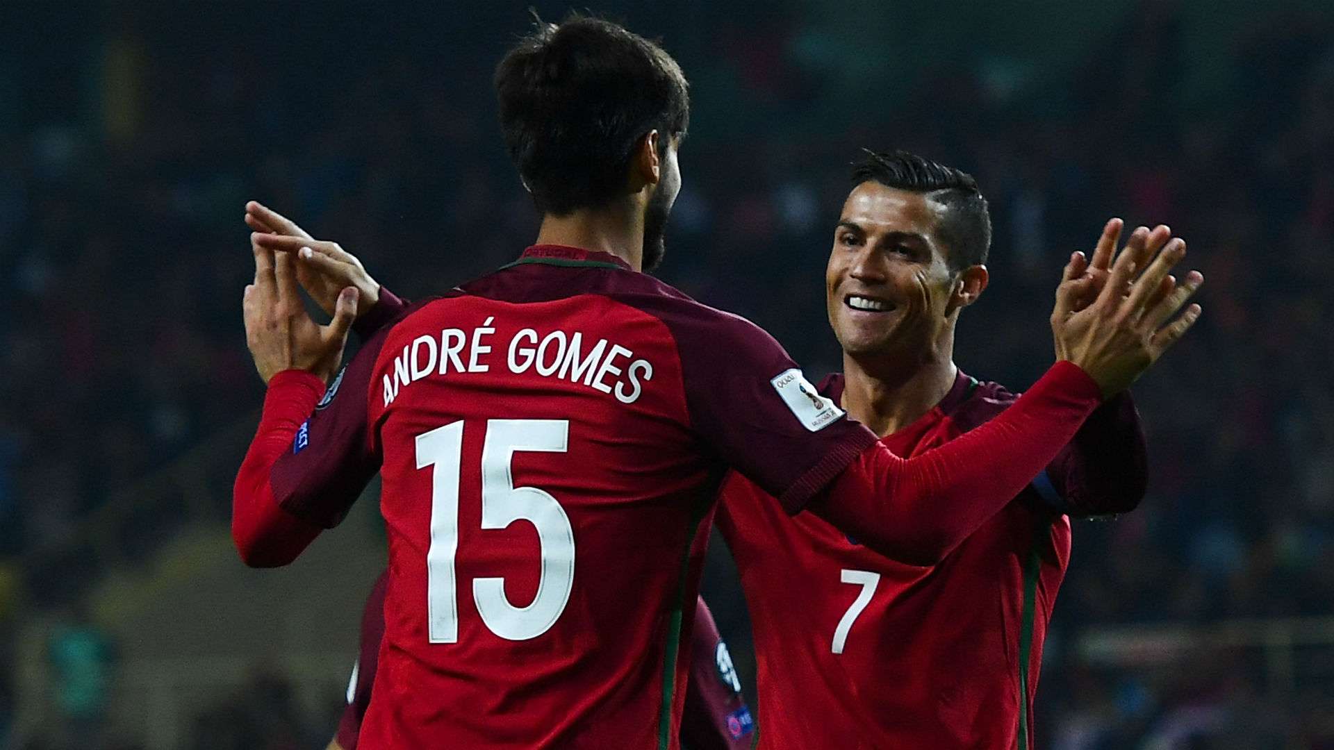 Andrè Gomes Cristiano Ronaldo Portugal