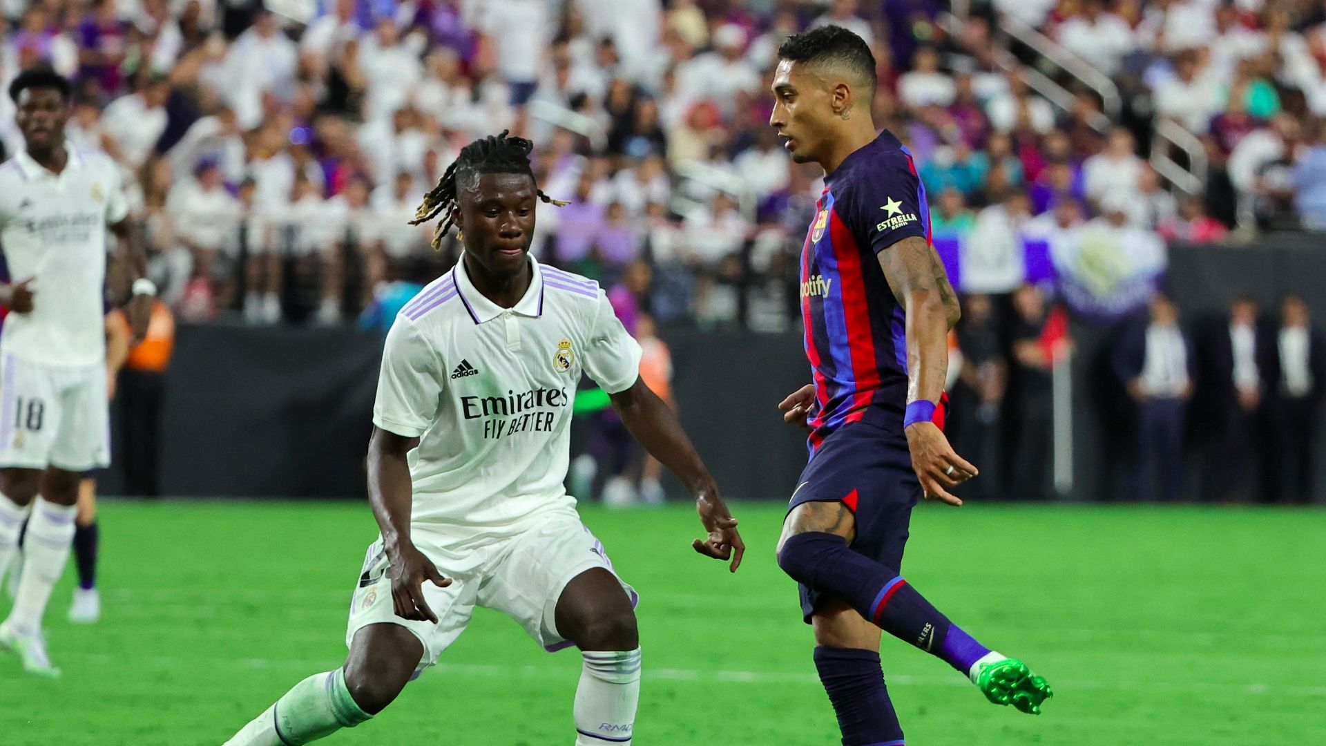 Raphinha Camavinga Real Madrid vs. Barcelona