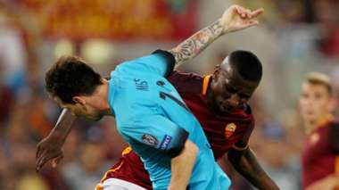 Antonio Rudiger, Lionel Messi, Roma vs Barcelona, Champions League 2015