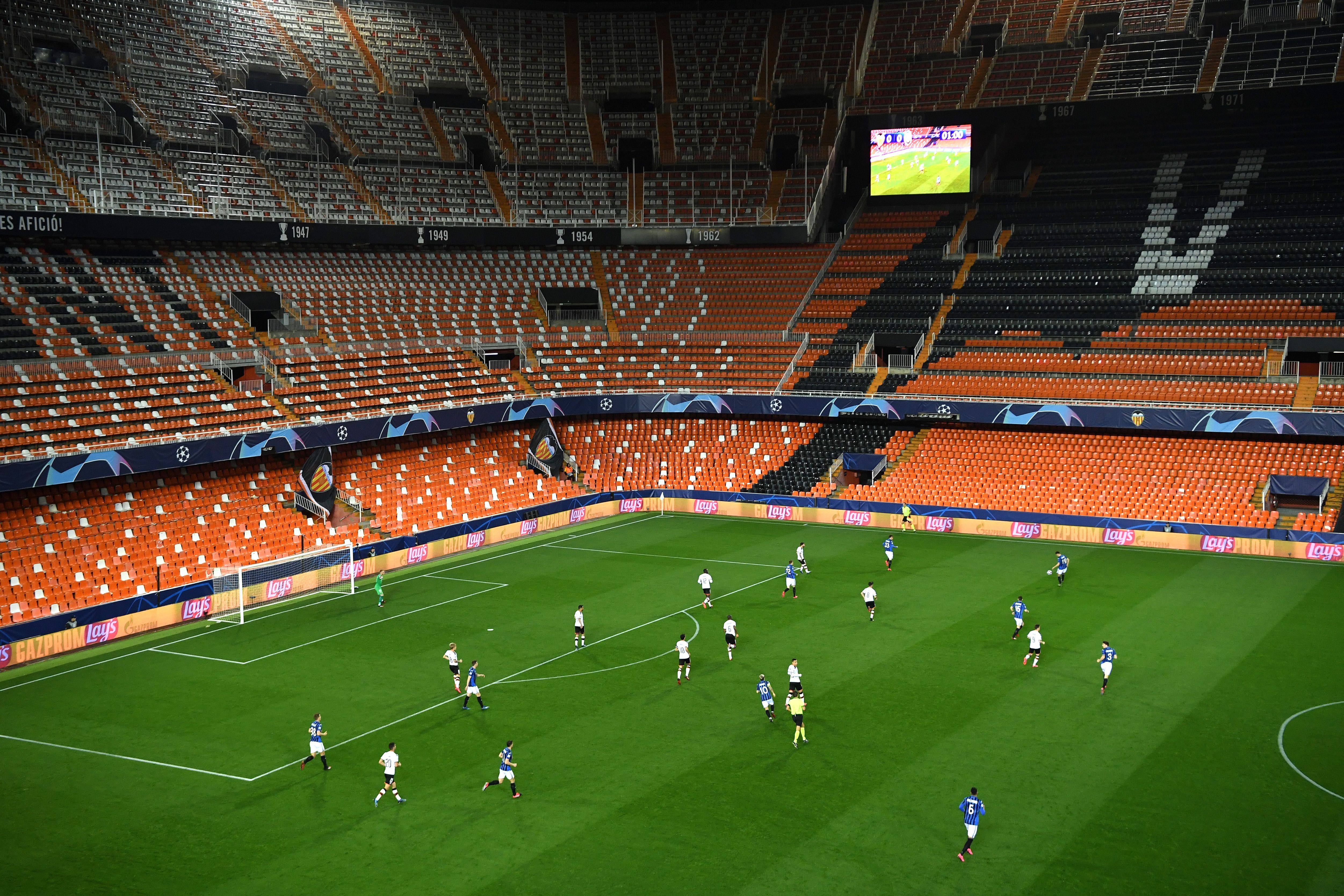 Valencia - Atalanta, a puerta cerrada