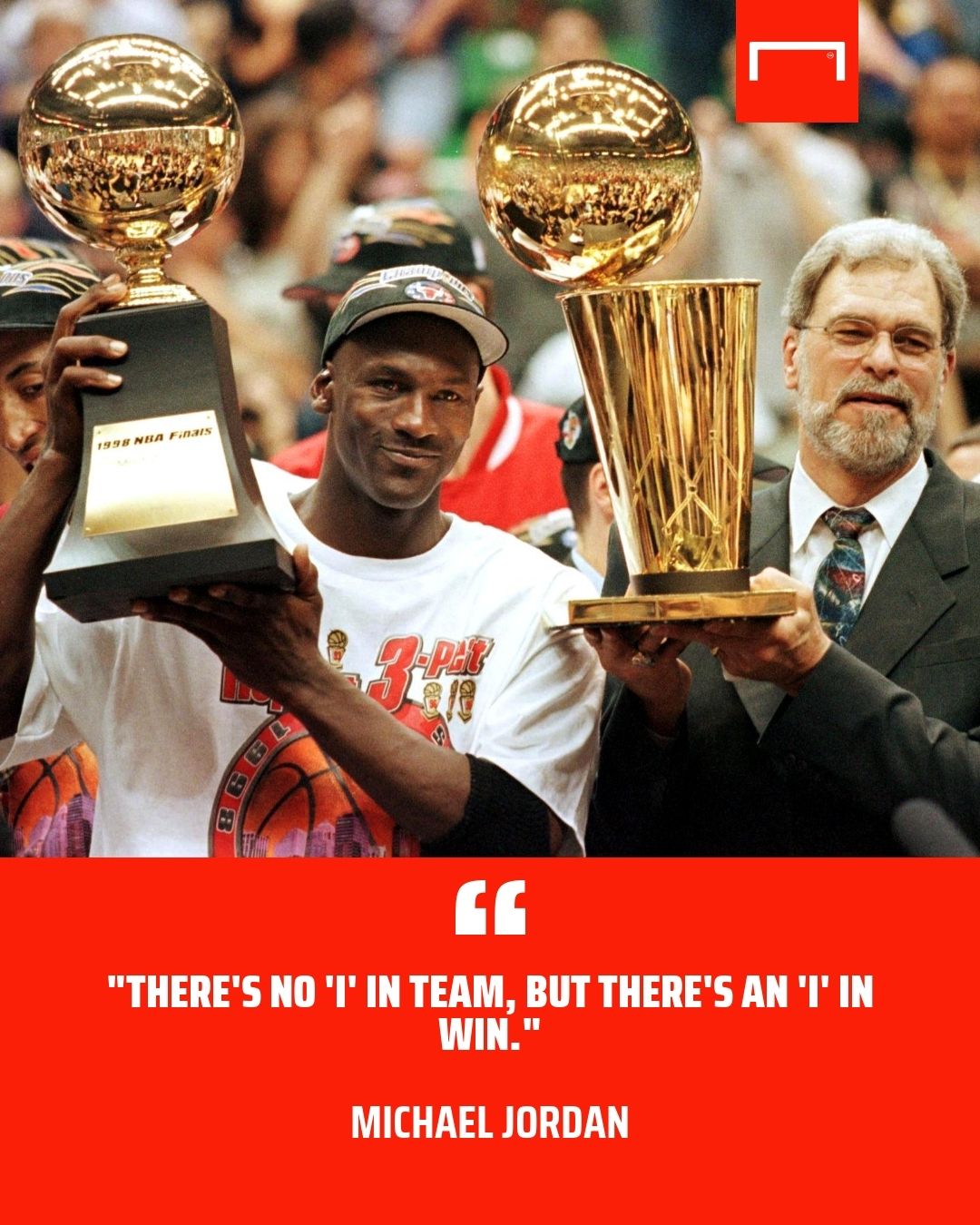 Michael Jordan Phil Jackson Chicago Bulls GFX