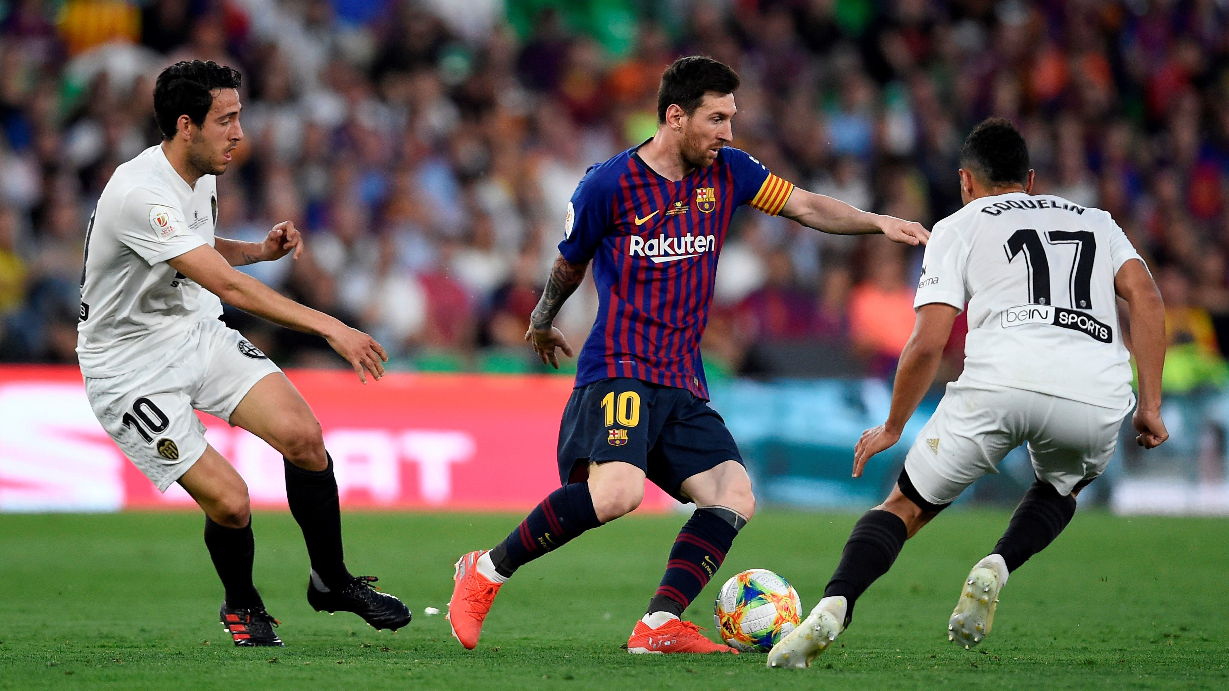 Lionel Messi Dani Parejo Frances Coquelin Barcelona Valencia Copa del Rey 25052019