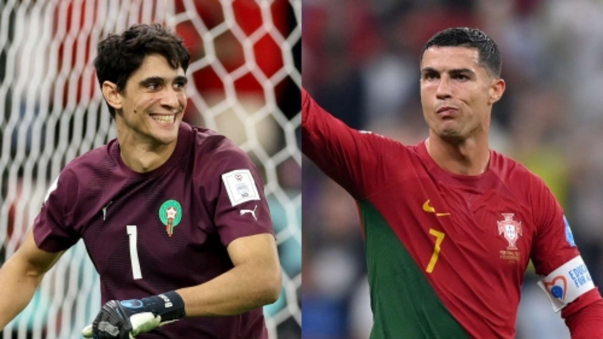 Yassine Bounou Morocco Cristiano Ronaldo Portugal