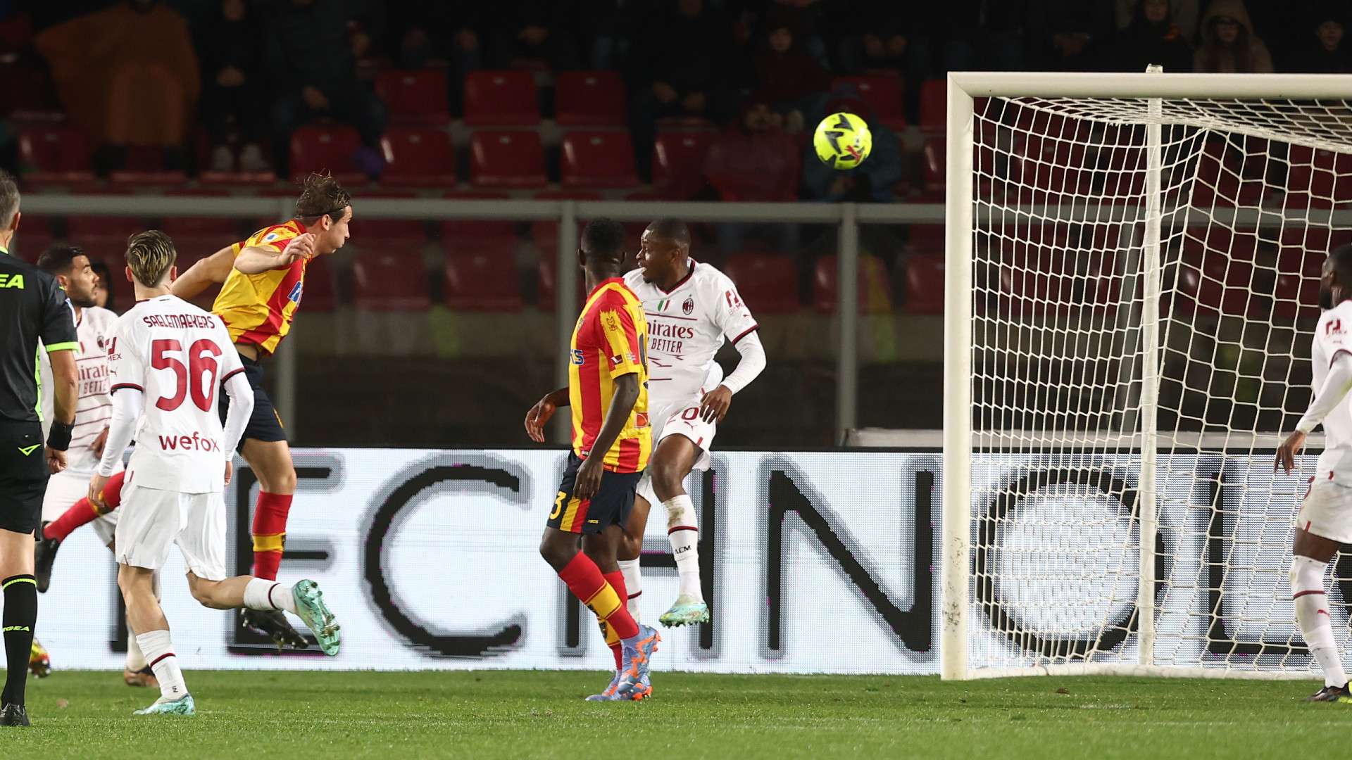 Baschirotto Lecce Milan Serie A