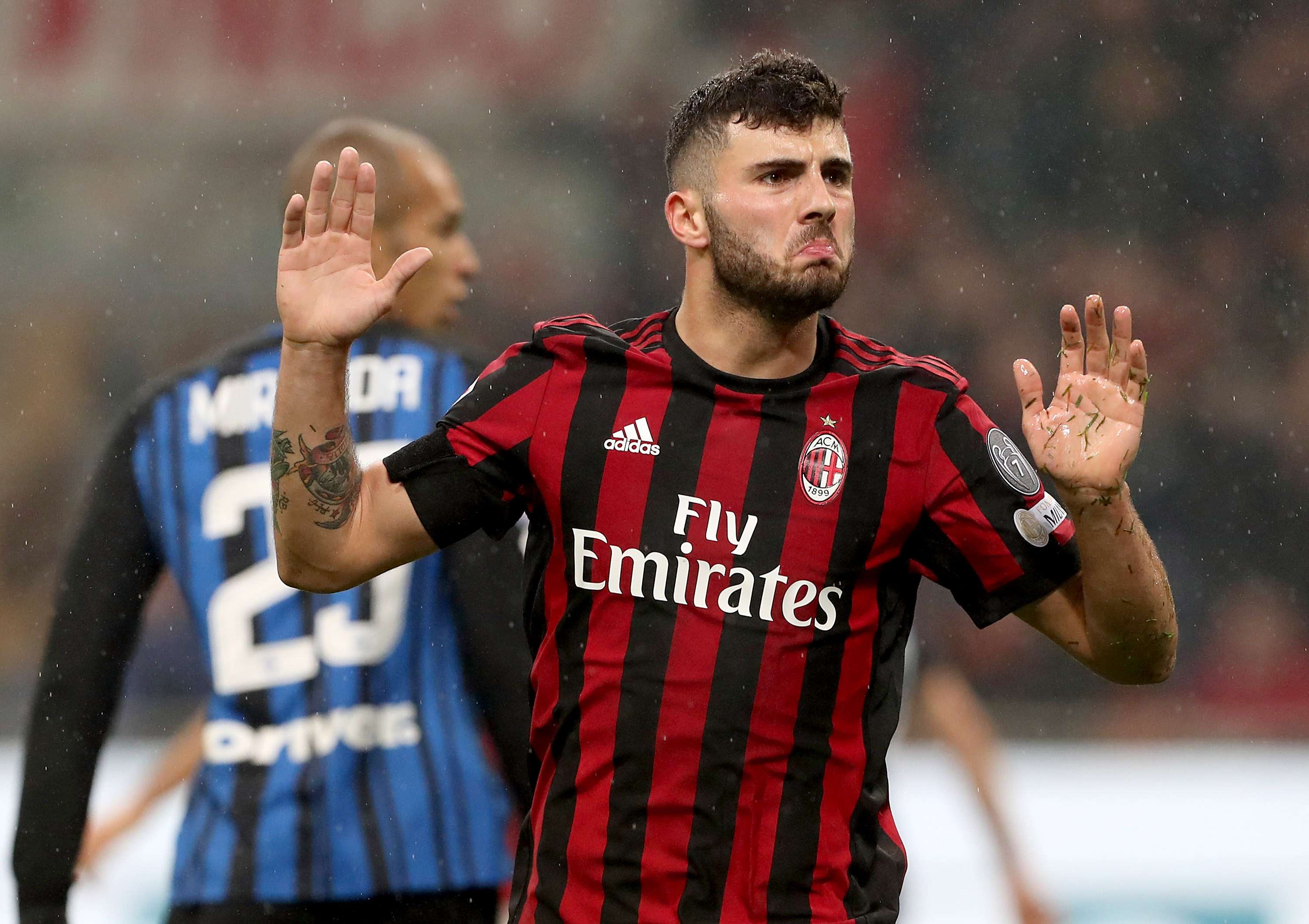 Patrick Cutrone Milan Inter