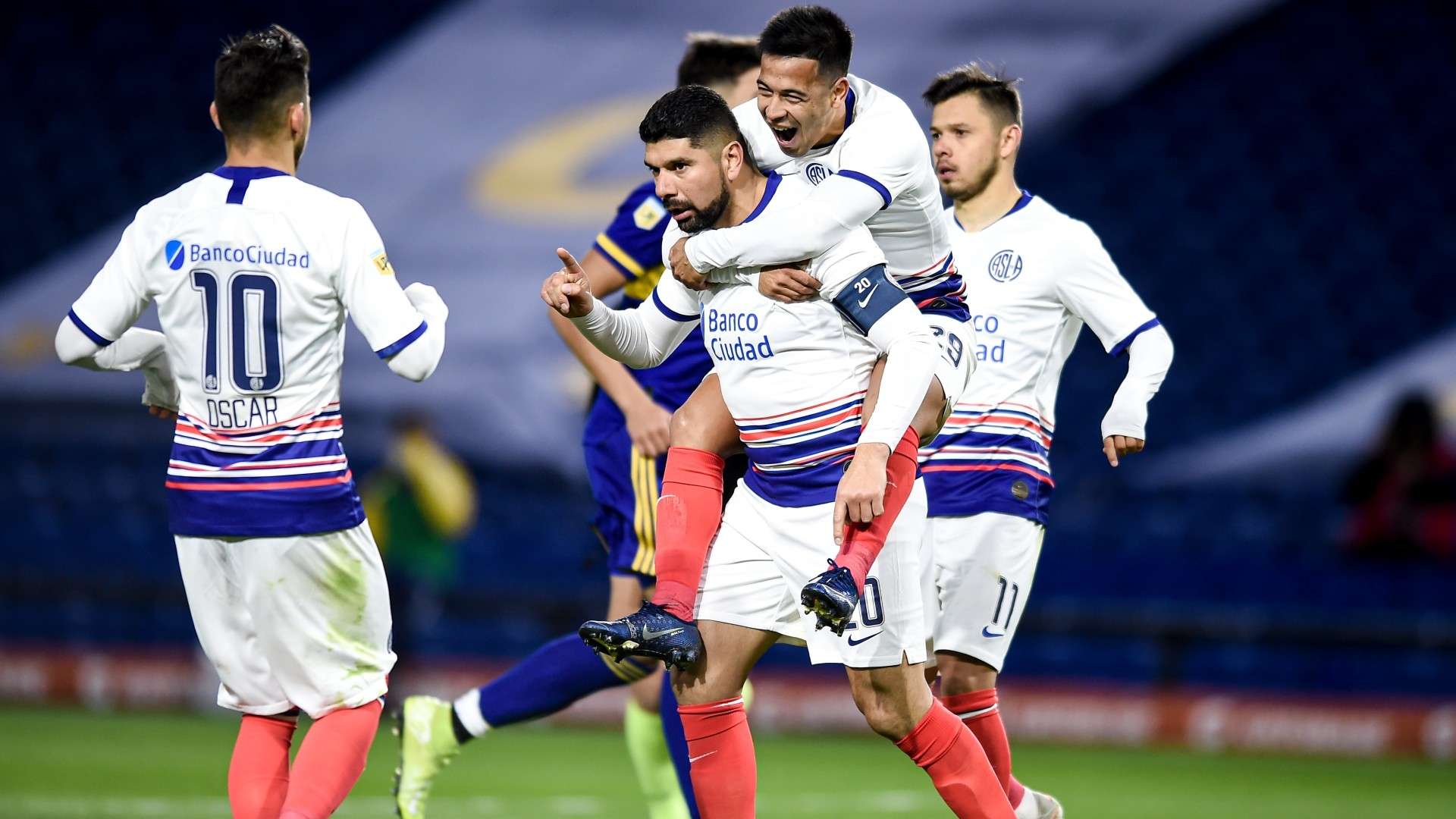 Nestor Ortigoza Boca Juniors San Lorenzo Torneo Liga Profesional 27072021 (2)