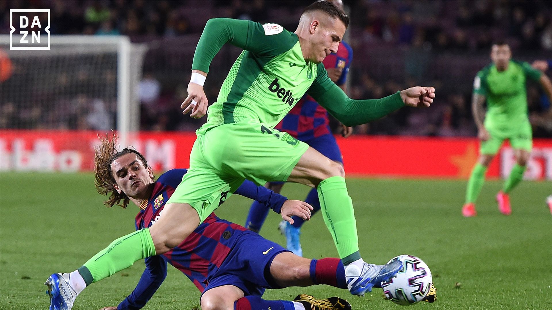 Rodrigo Tarin Antoine Griezmann Barcelona Leganes DAZN Copa del Rey 30012020