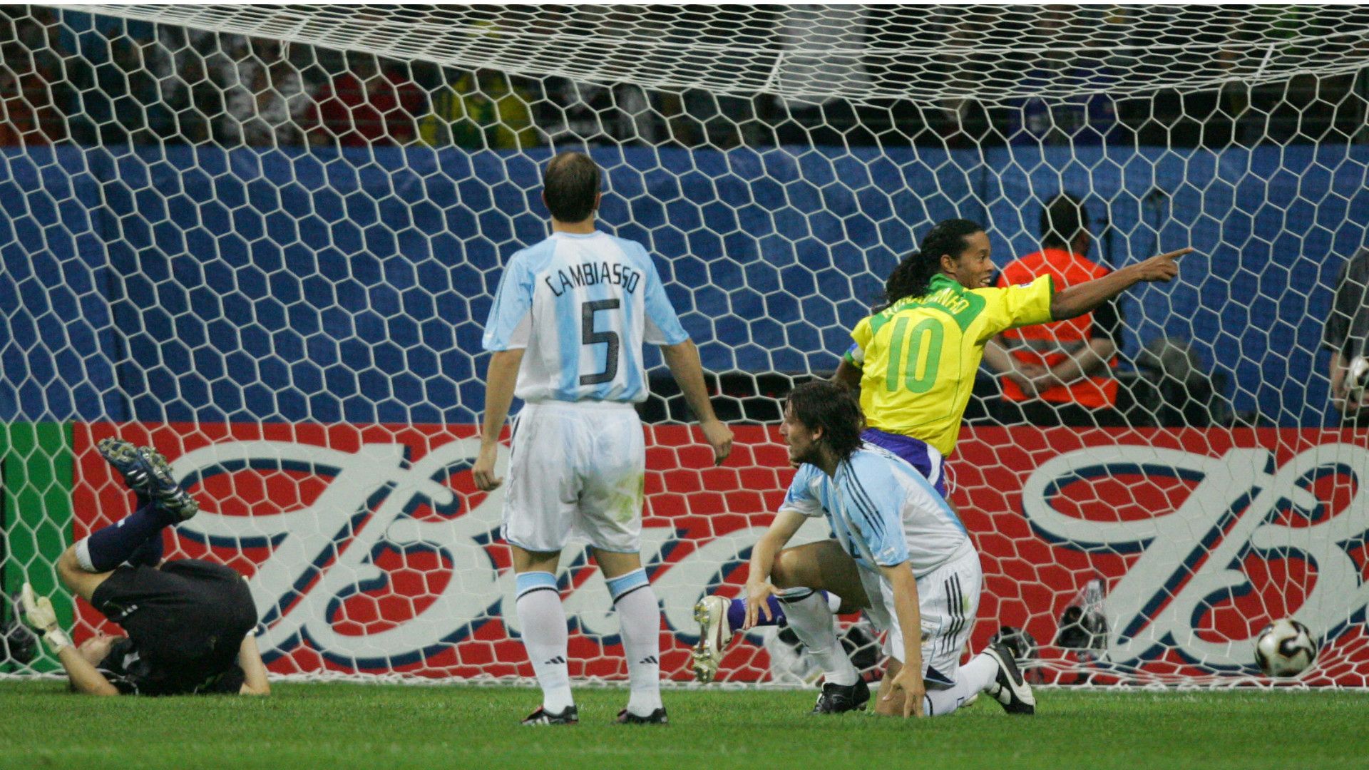 Ronaldinho Argentina Brasil Confederations Cup 2005