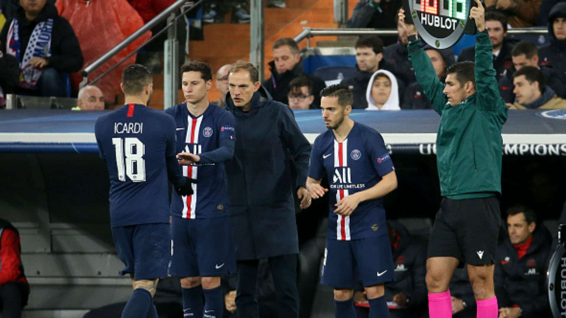 Icardi Draxler Sarabia Real PSG