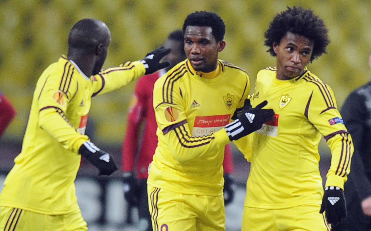Anzhi x Hannover - Lass Diarra, Samuel Eto'o, Willian