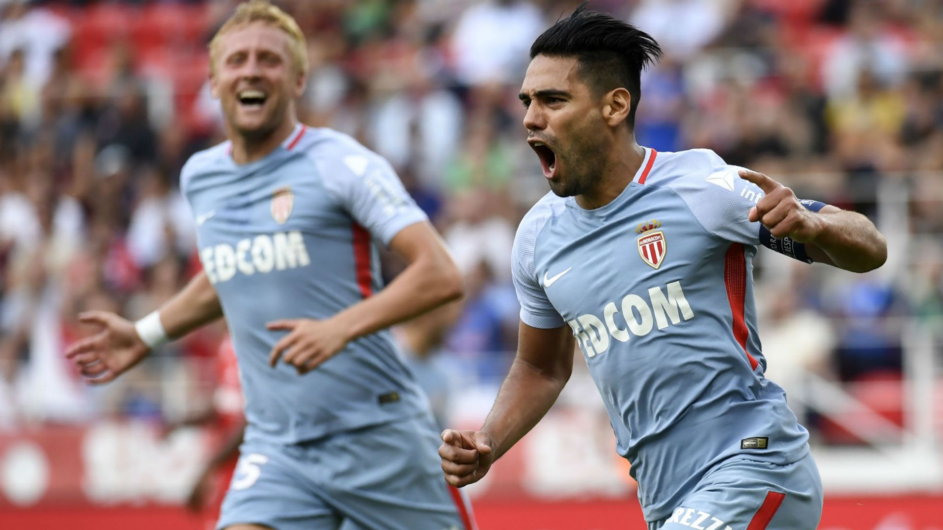 Radamel Falcao Kamil Glik Dijon Monaco Ligue 1 13082017