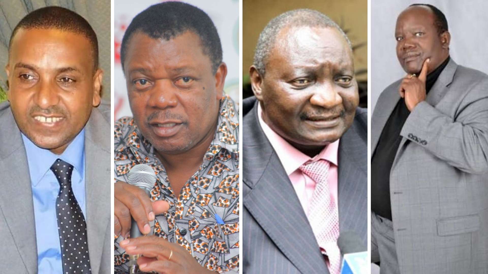 FKF - Twaha Mbarak, Nicholas Musonye, Ole Magelo and Sam Nyamweya.