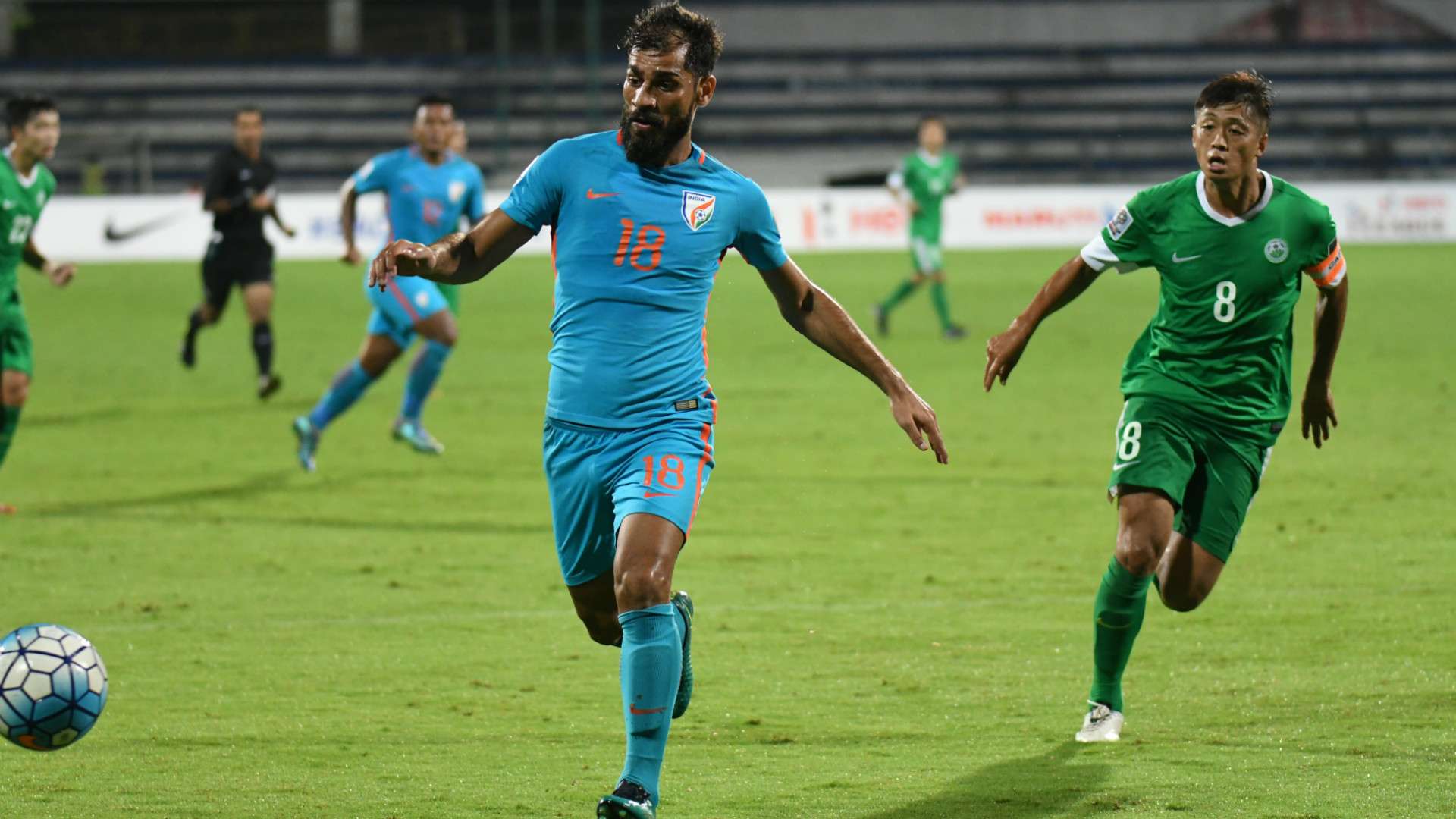 Balwant Singh India Macau 2019 AFC Asian Cup qualifiers