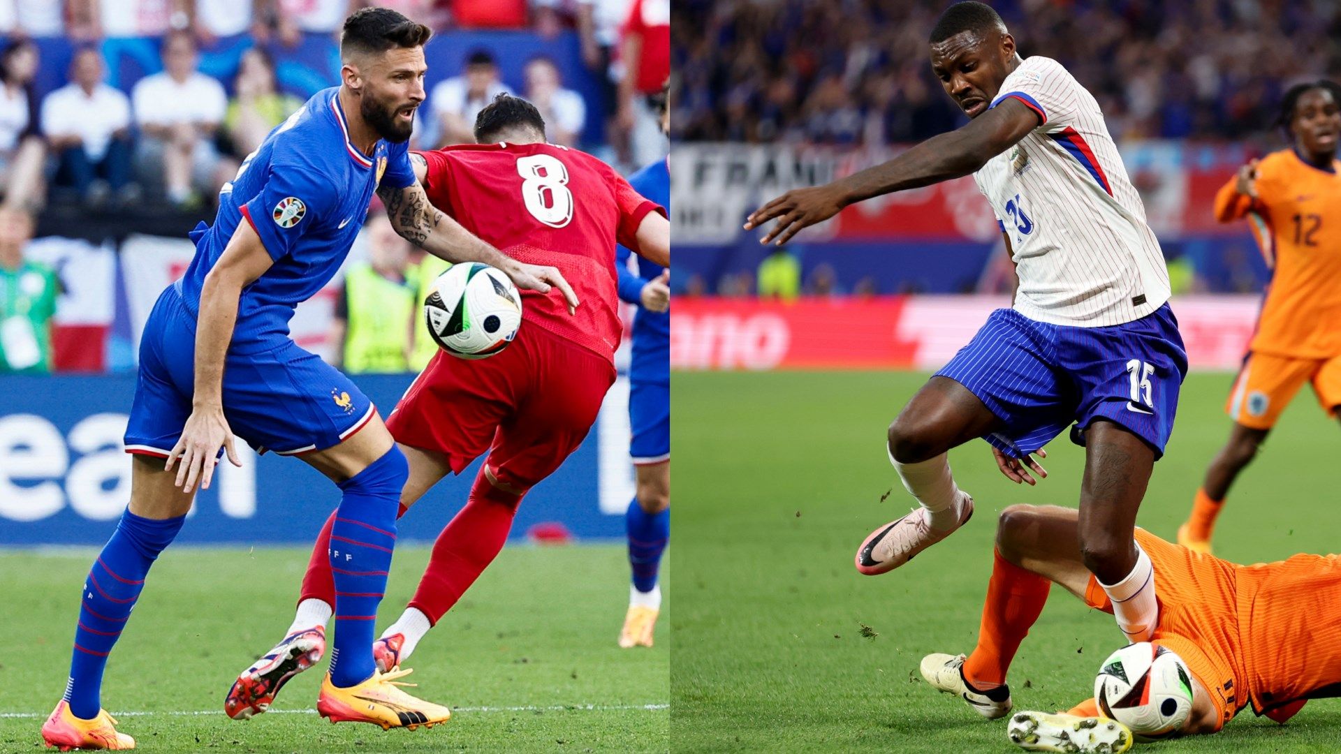 Olivier Giroud Marcus Thuram France Euro 2024 GFX 