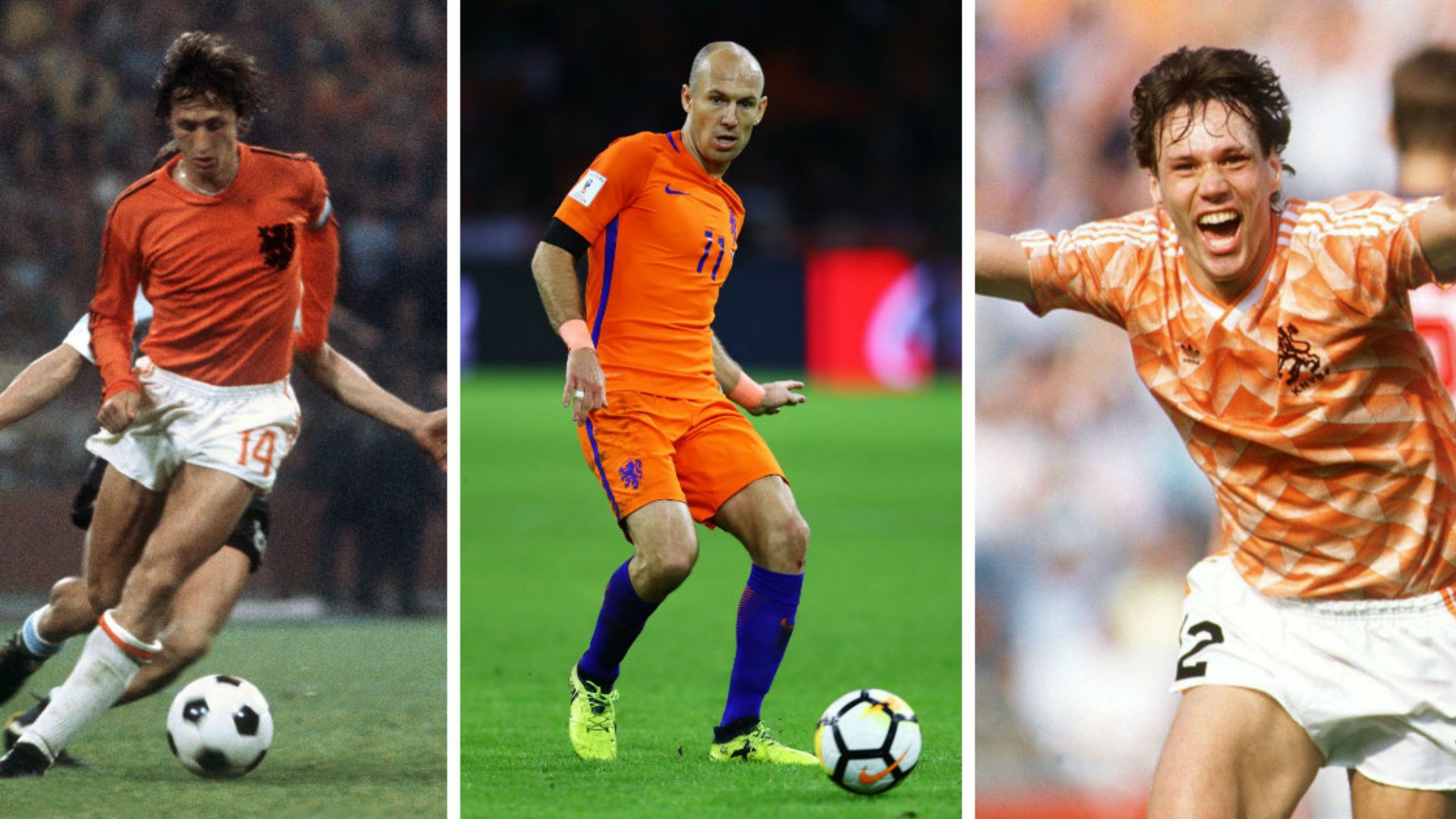 Johan Cruyff Arjen Robben Marco van Basten Holland