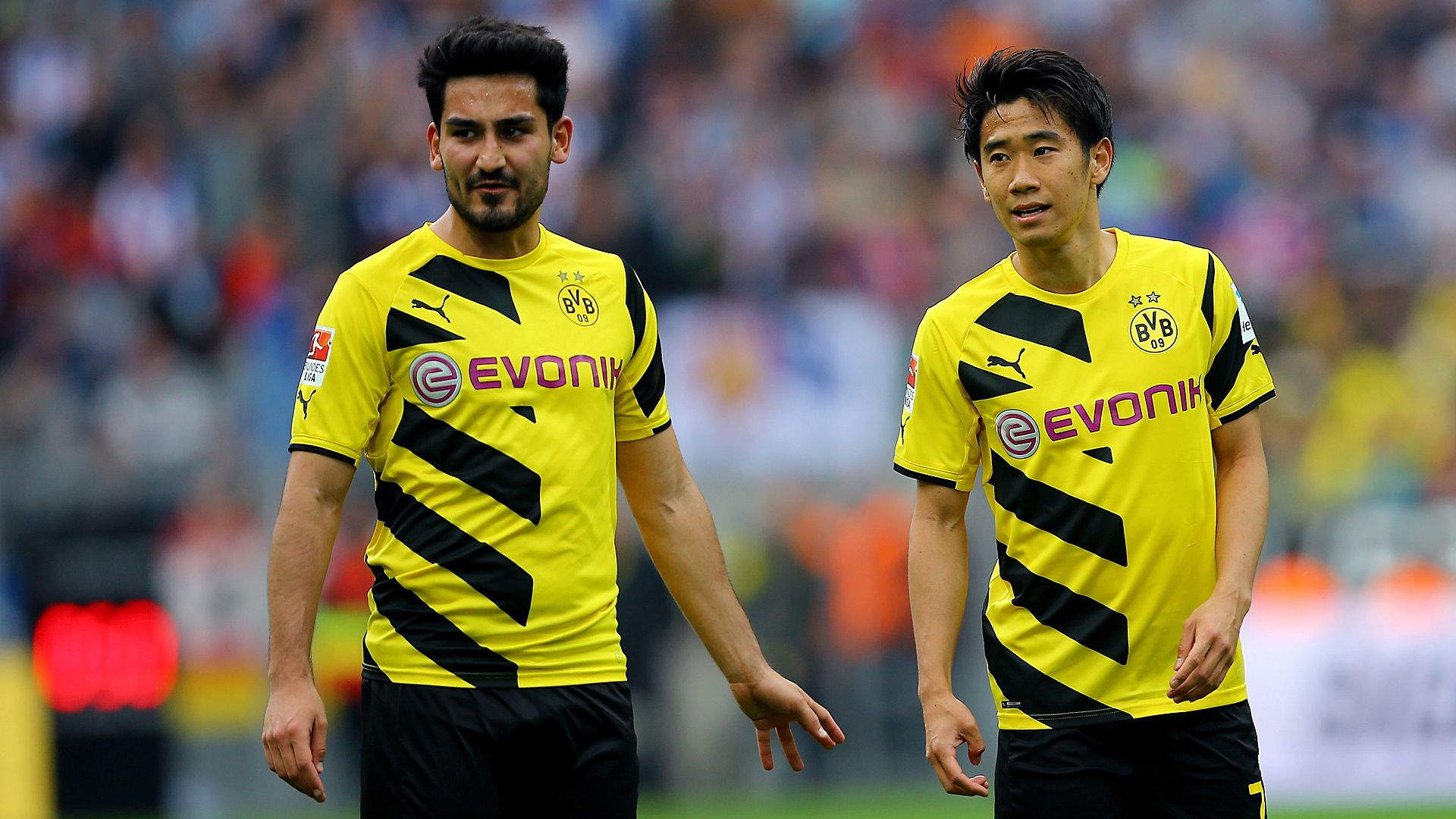 Ilkay Gundogan Shinji Kagawa Borussia Dortmund 05092015