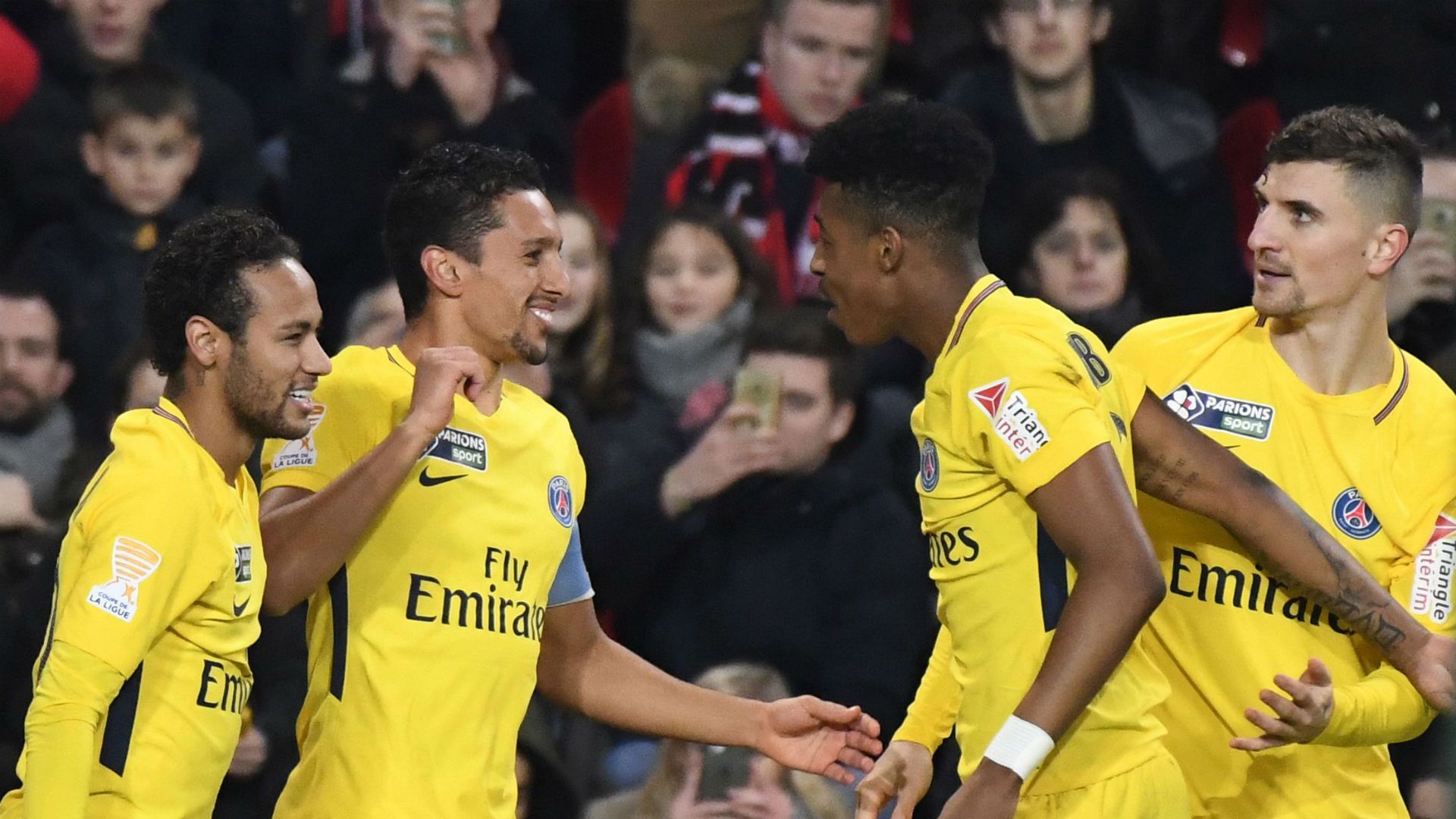 Marquinhos Rennes PSG Coupe de la Ligue 30012018