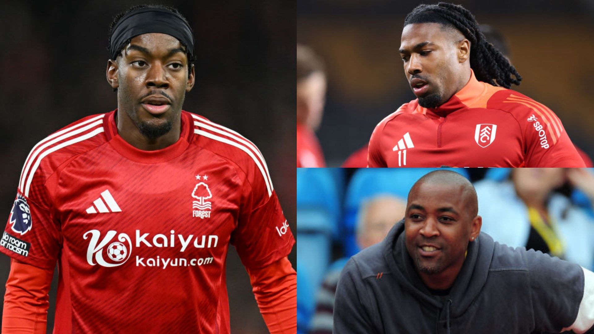 Anthony Elanga, Adama Traore, and Darren Campbell