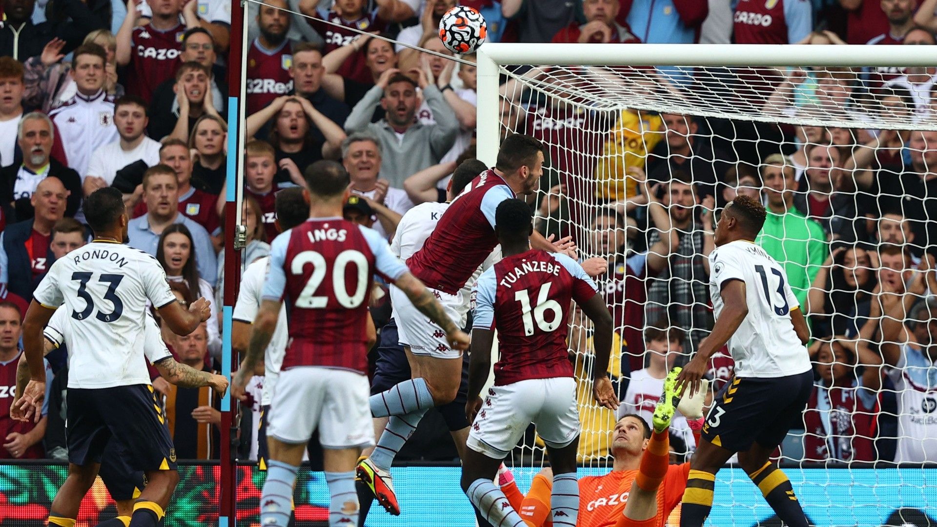 Aston Villa vs Everton Premier League 2021-22