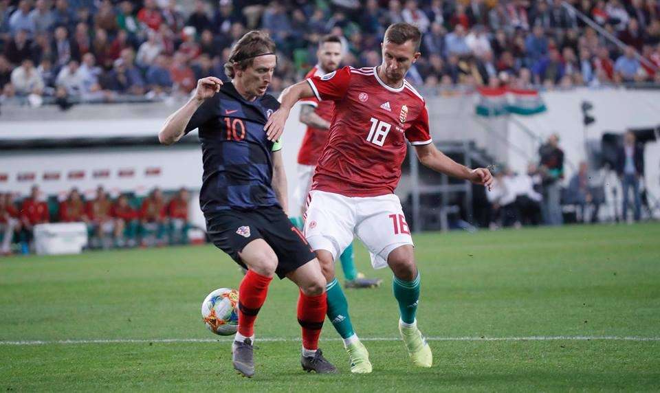 Nagy Dominik magyar válogatott Luka Modric