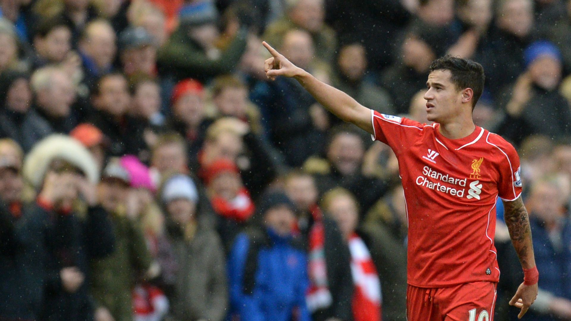 coutinho liverpool manchester city