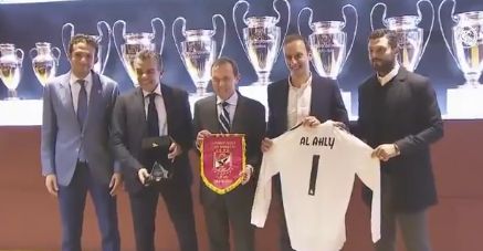 وفد الأهلي في ريال مدريد