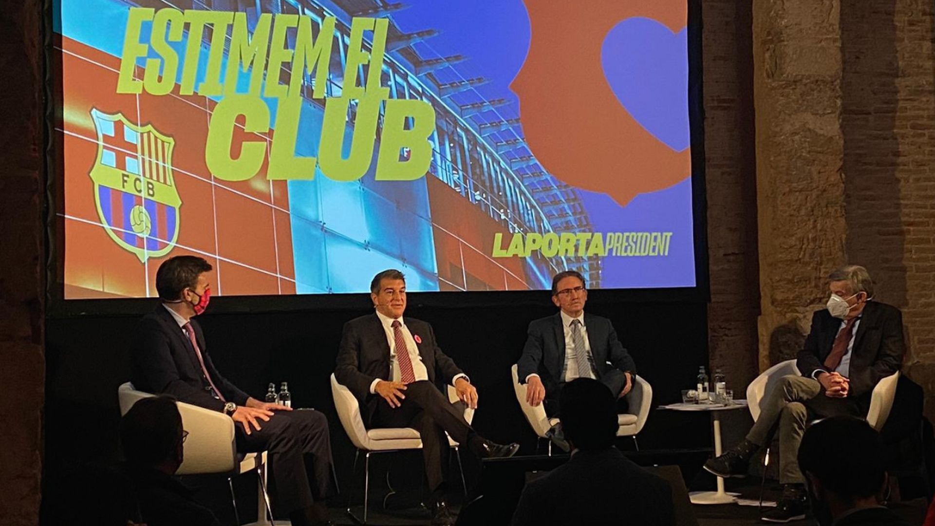 Joan Laporta presenta su programa económico