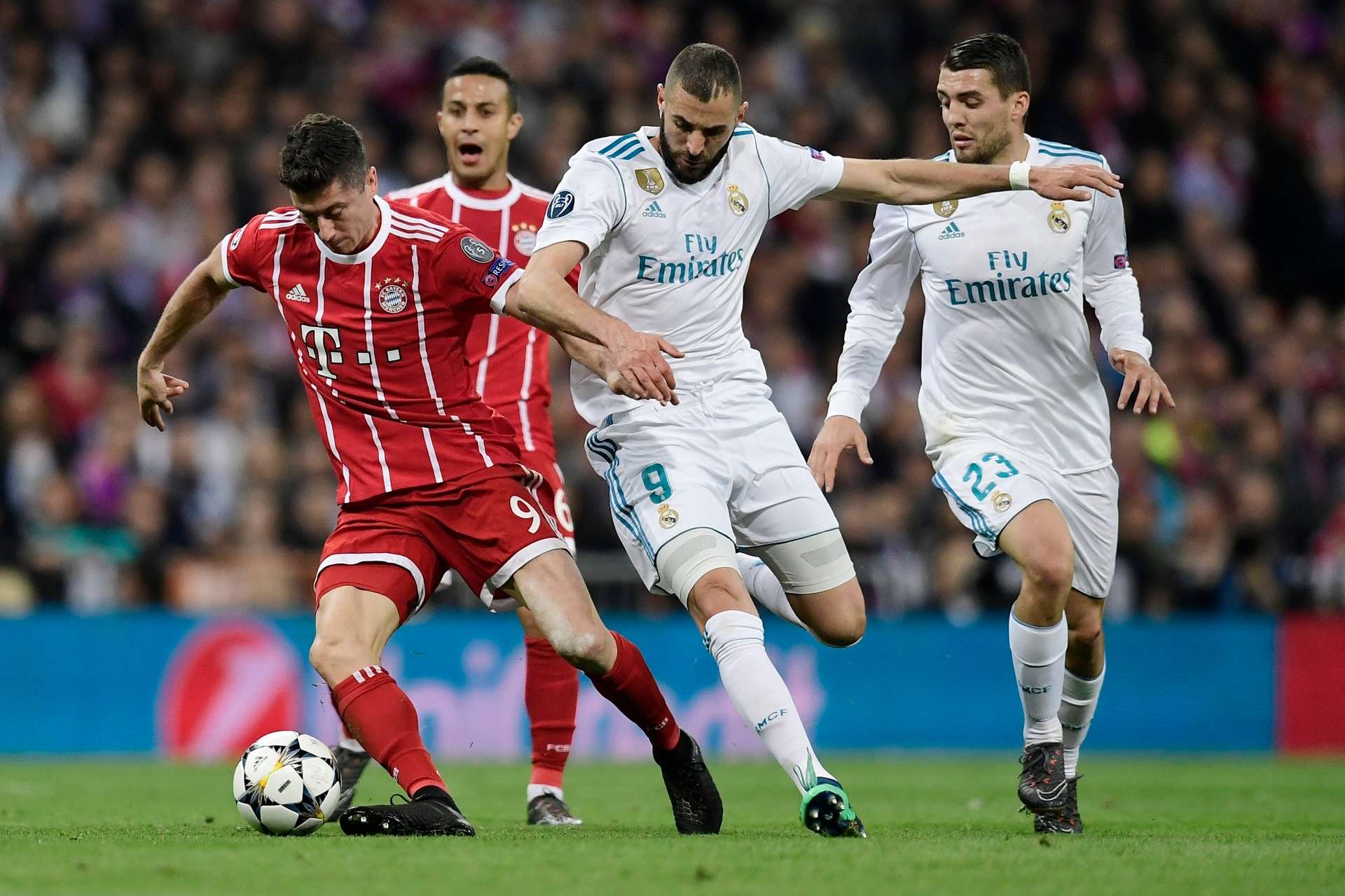Lewandowski and Benzema