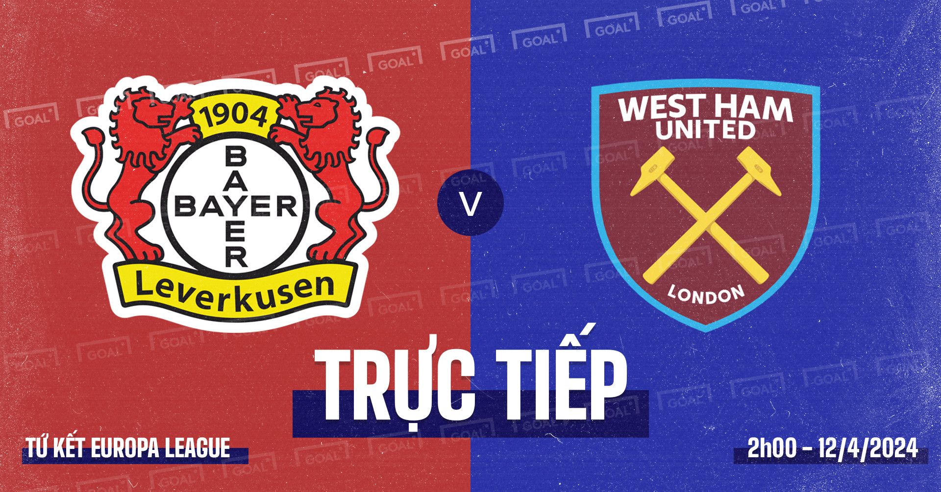 Bayer Leverkusen vs West Ham Europa League 2023-24 GFX