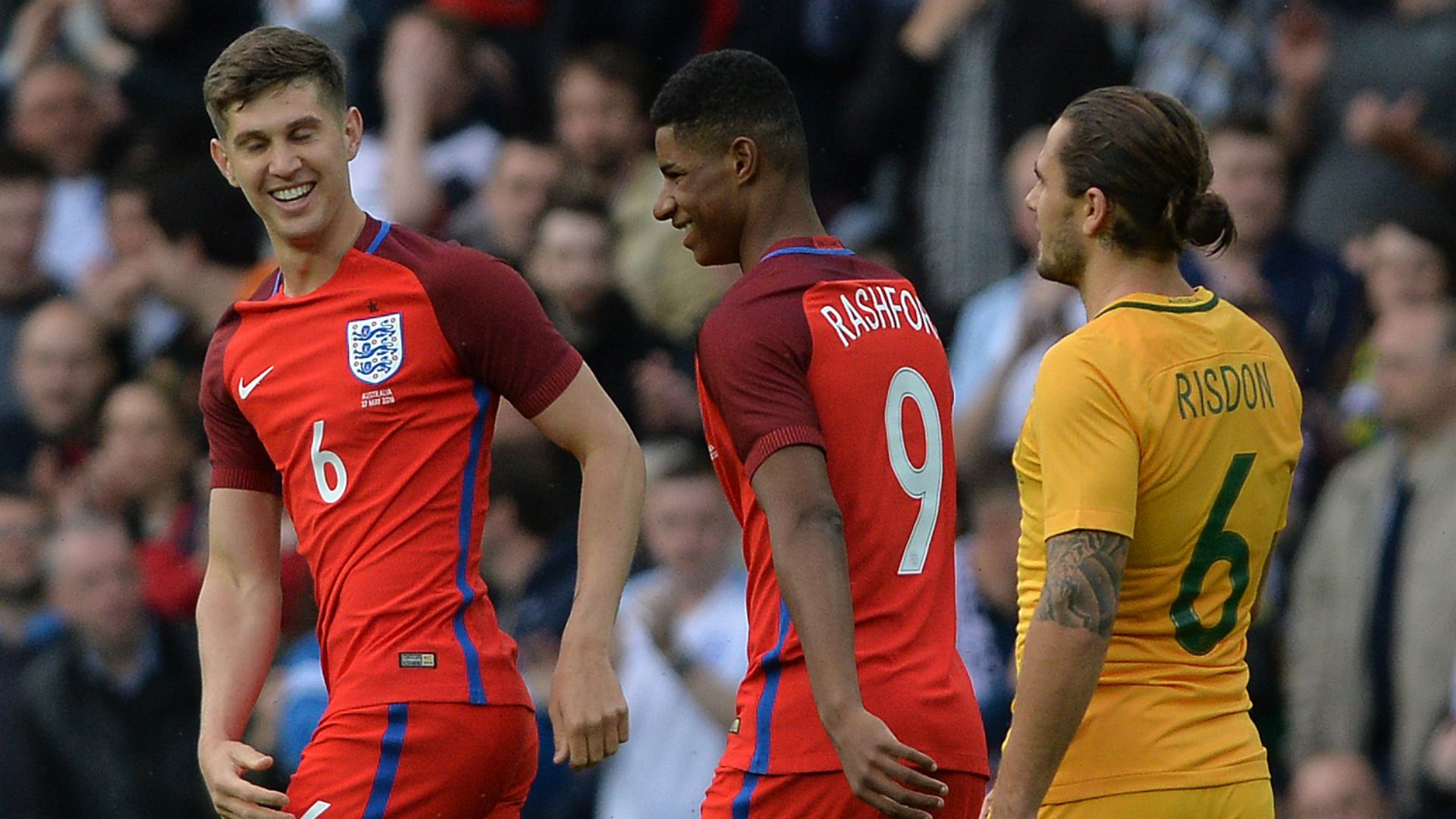 Marcus Rashford England v Australia